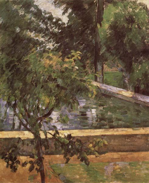 Paul Cezanne Pool at the jas de Bouffan oil painting image